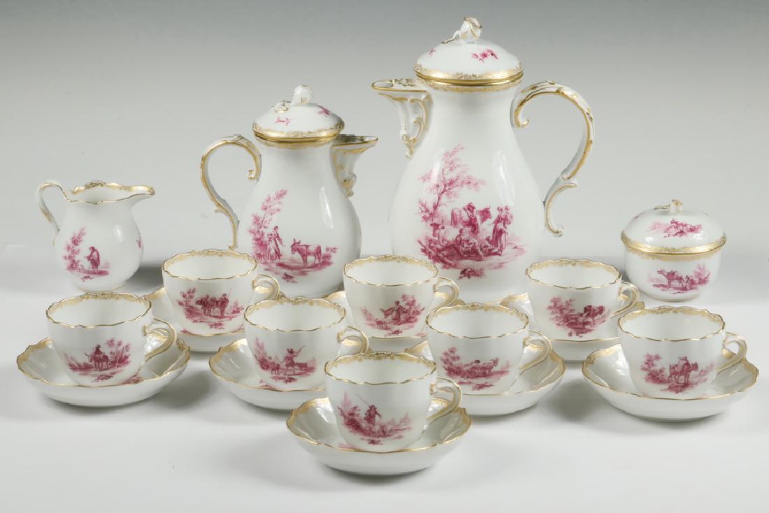 (20 PC) MEISSEN DEMITASSE SET (1 of 6)