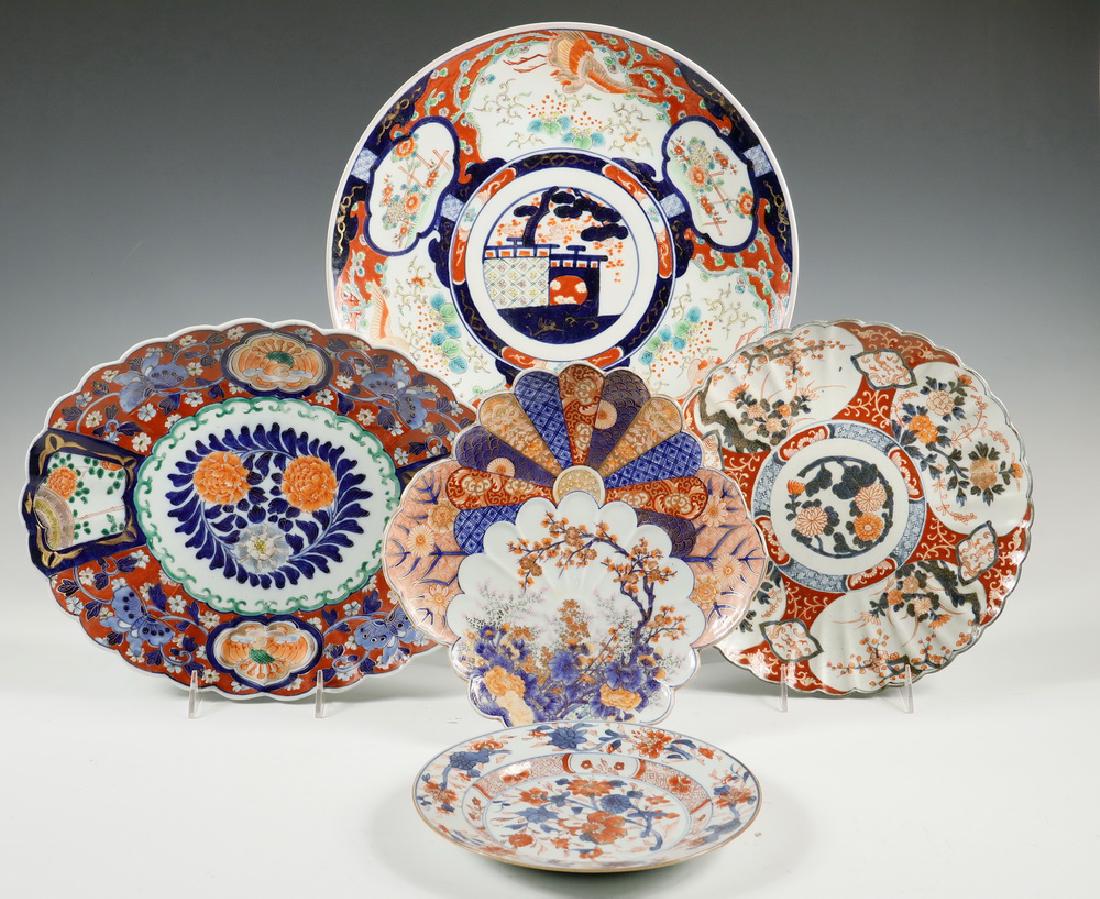 (5) IMARI PLATES & PLATTERS (1 of 11)