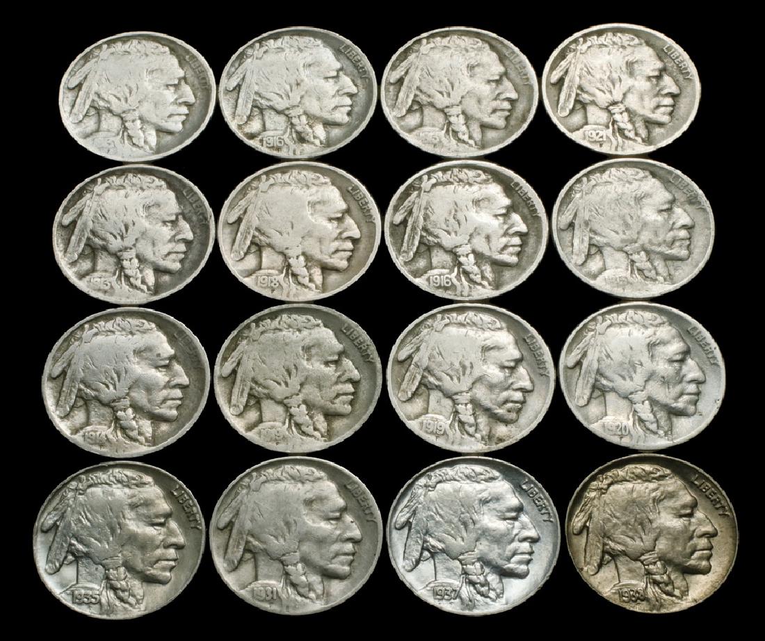 (16) Buffalo Nickels (1 of 2)