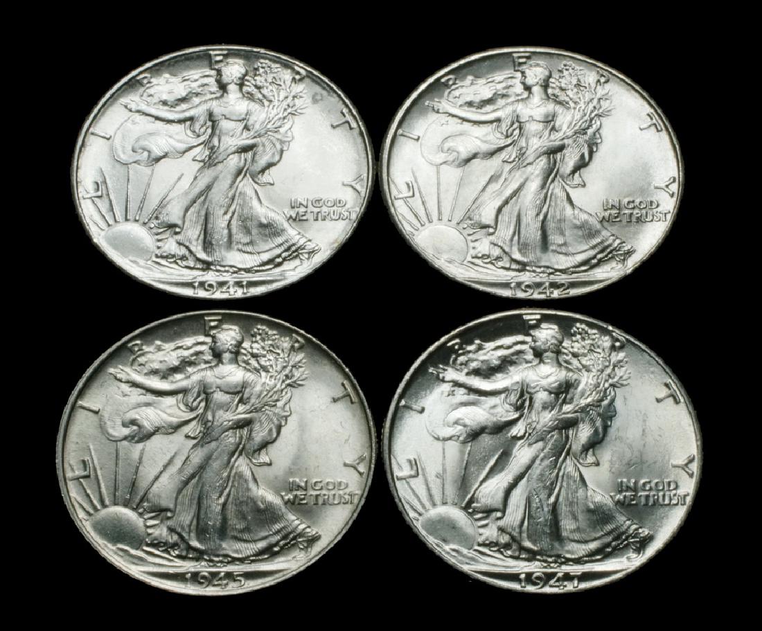 (4) Walking Liberty Half Dollars (1 of 2)