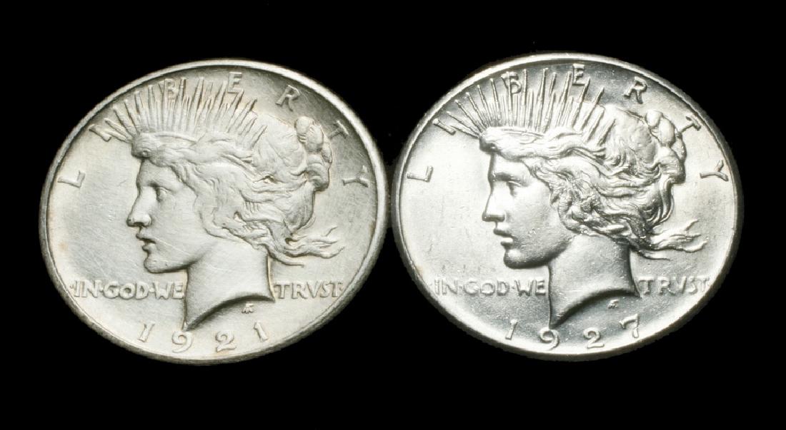 (2) Better Date Peace Dollars (1 of 2)