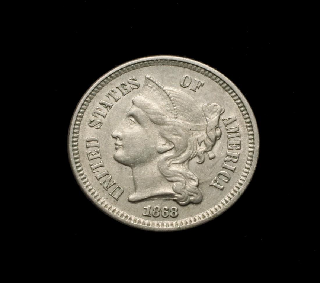 1868 Three Cent Nickel (1 of 2)