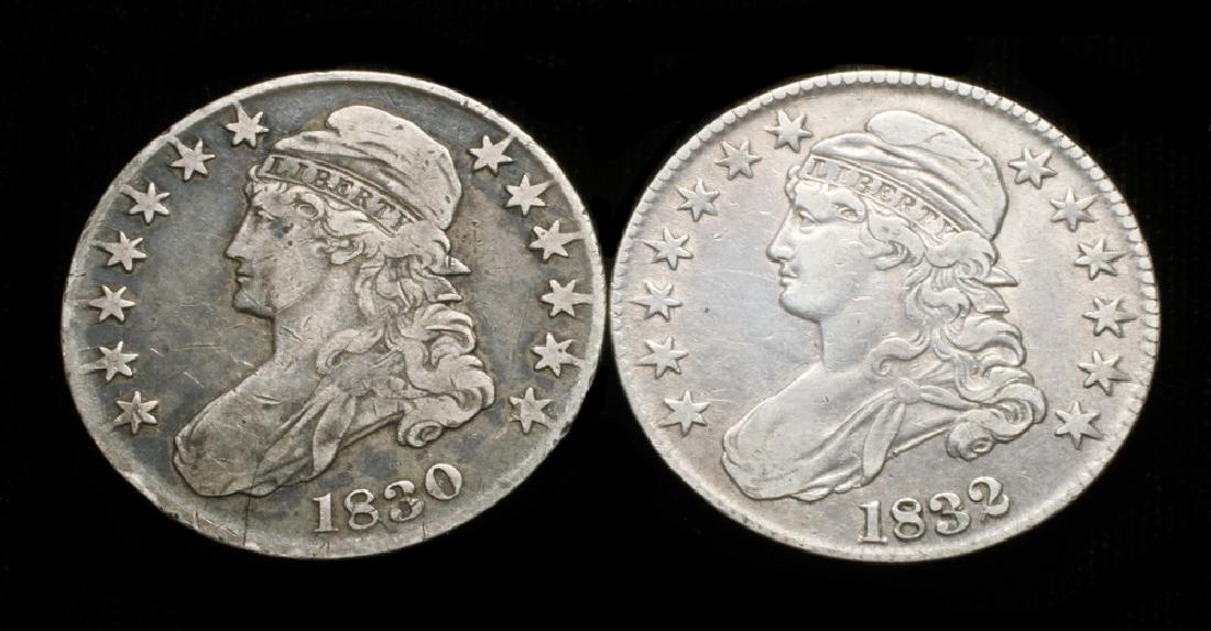 (2) Capped Bust Half Dollars (1 of 2)