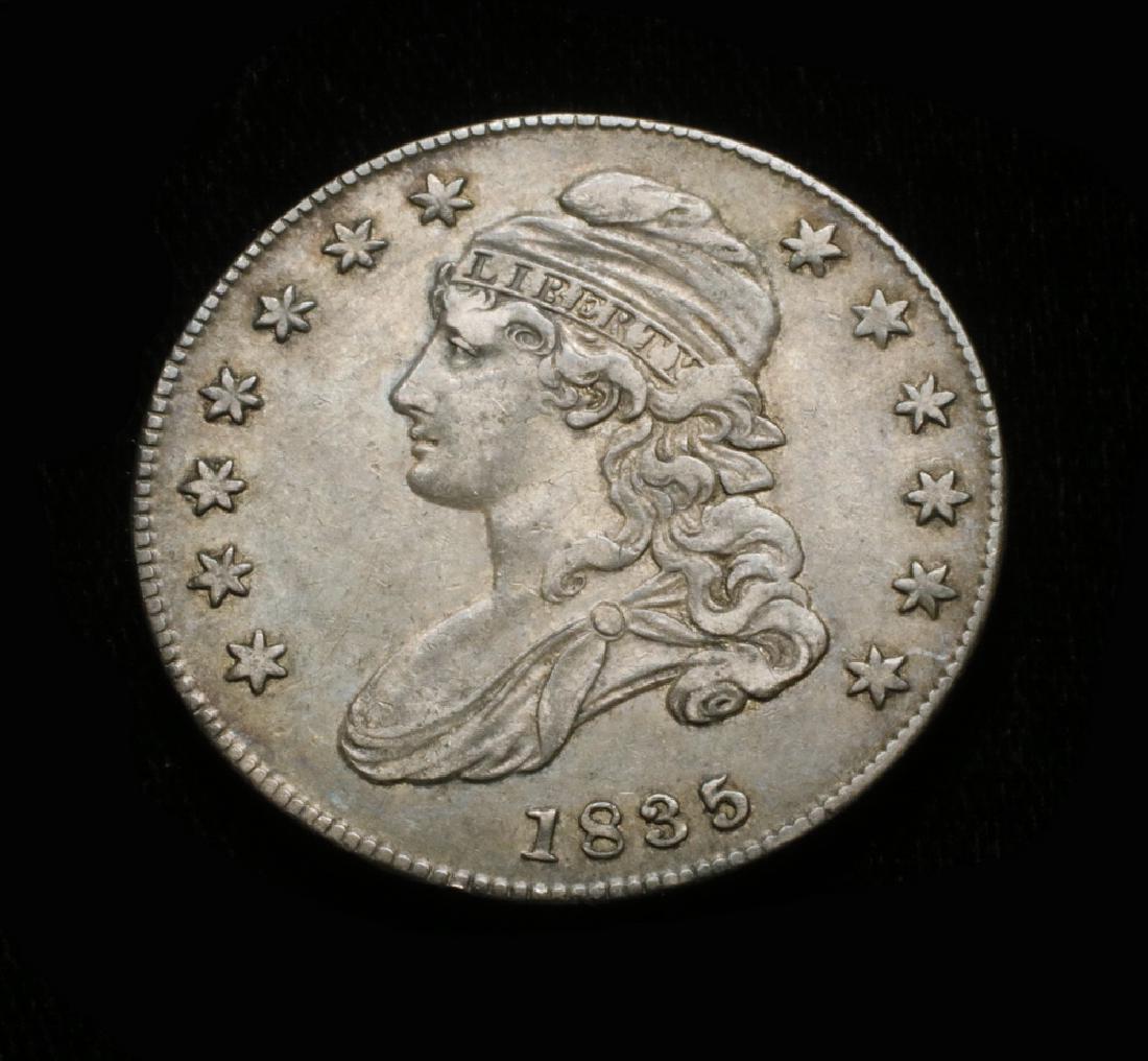 1835 Capped Bust Half Dollar, VF, Nice Type Coin. (1 of 2)