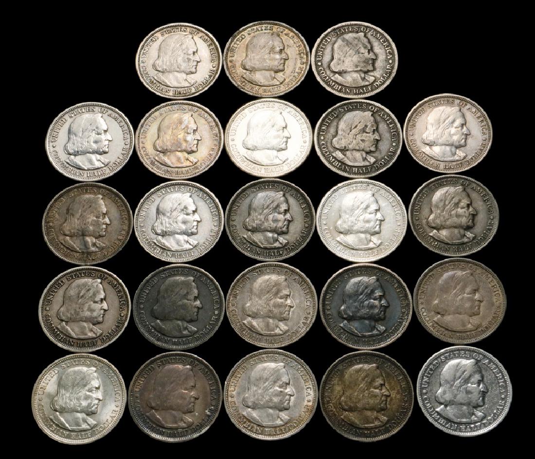 (23) Columbian Commemorative Half Dollars (1 of 2)