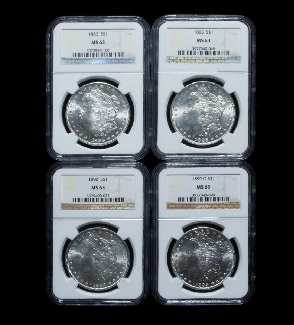 (4) Morgan Dollars (1 of 6)