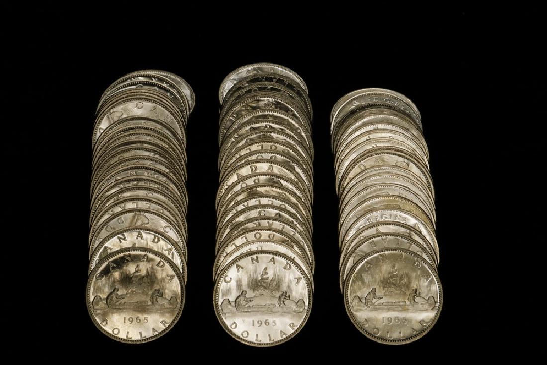 (58) Canadian Silver Dollars (1 of 1)