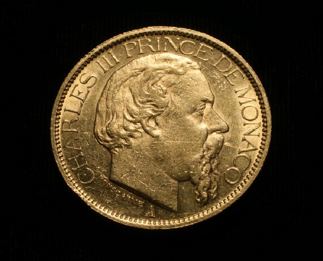 1886-A Monaco 100 Francs Gold (1 of 2)