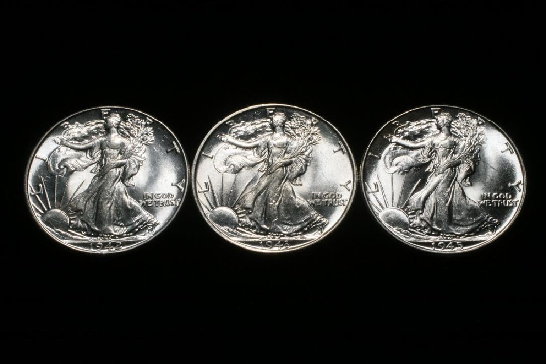 (3) Walking Liberty Half Dollars (1 of 2)