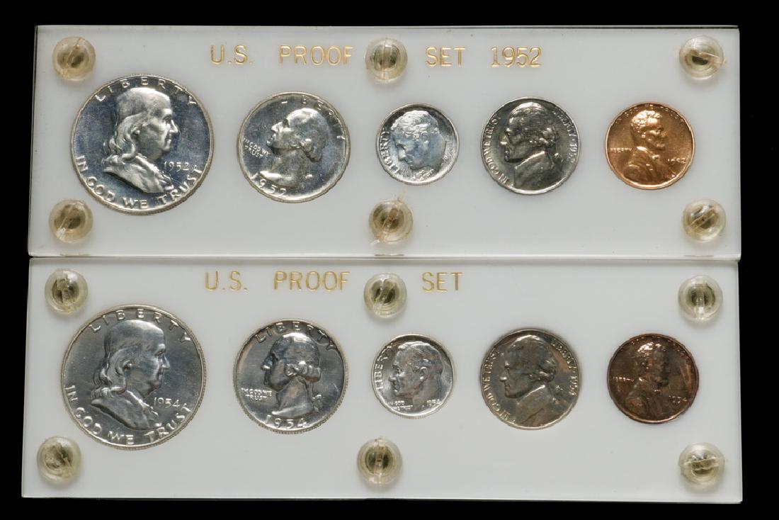 1952 and 1954 Proof Sets (1 of 2)