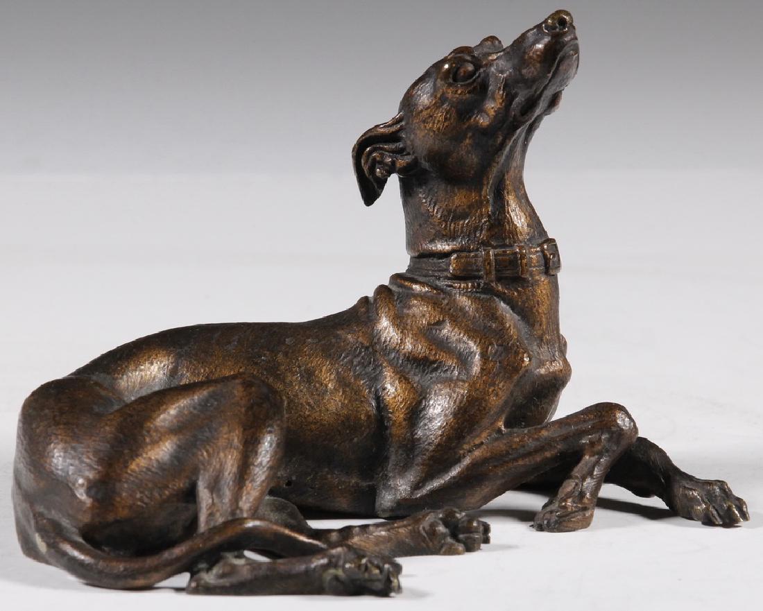 BRONZE DOG FIGURE Jun 02, 2019 Thomaston Place Auction Galleries in ME