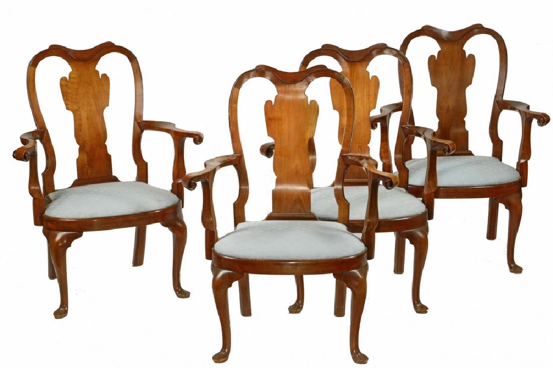 (SET OF 7) QUEEN ANNE STYLE DINING OR CONFERENCE (1 of 5)