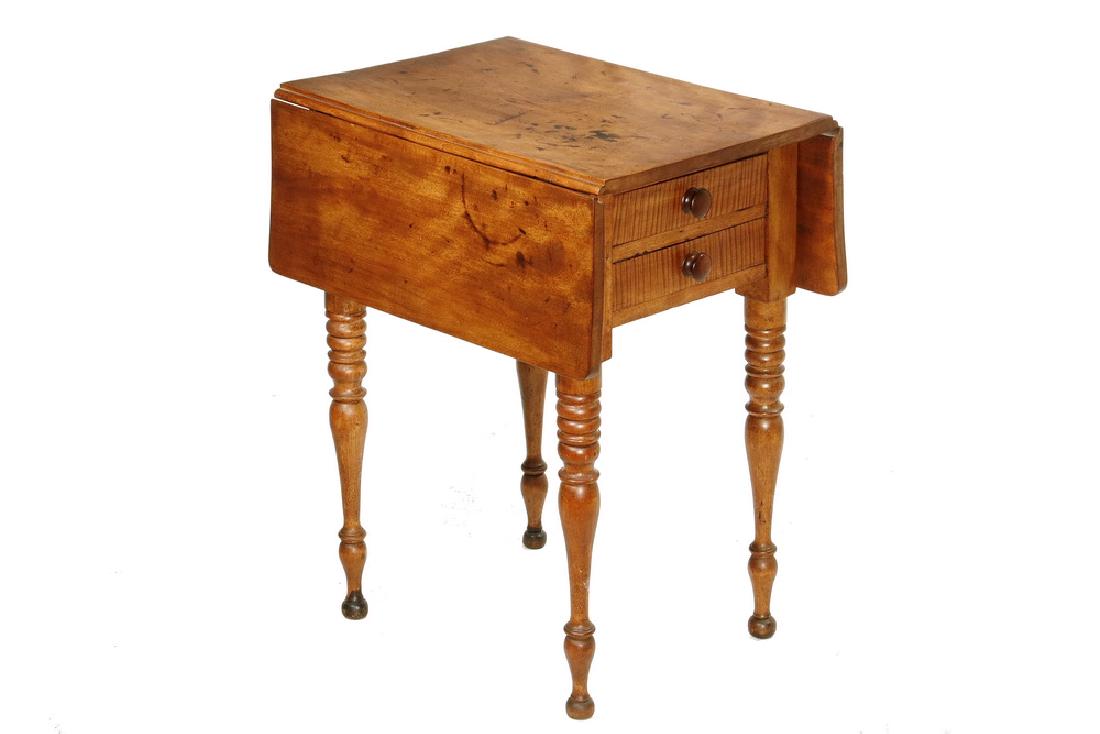 FEDERAL PERIOD MAPLE WORK STAND (1 of 4)