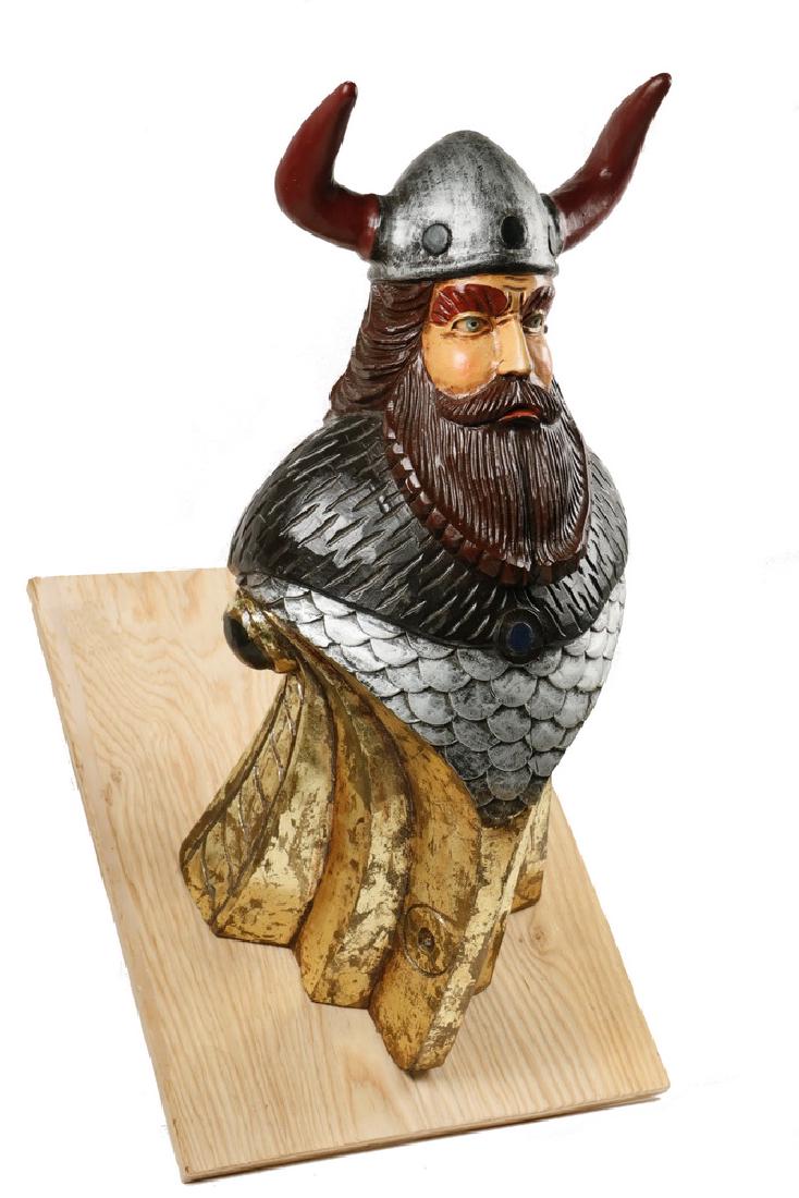LATE 20TH C. SHIP'S FIGUREHEAD (1 of 3)