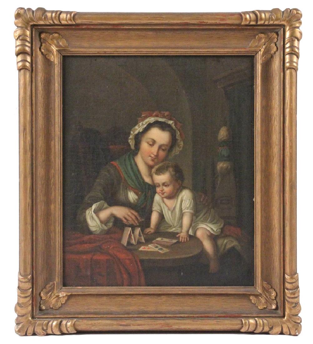 19TH C. CONTINENTAL GENRE PAINTING (1 of 3)