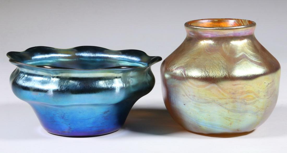 (2 PCS) TIFFANY FAVRILE GLASS (1 of 7)