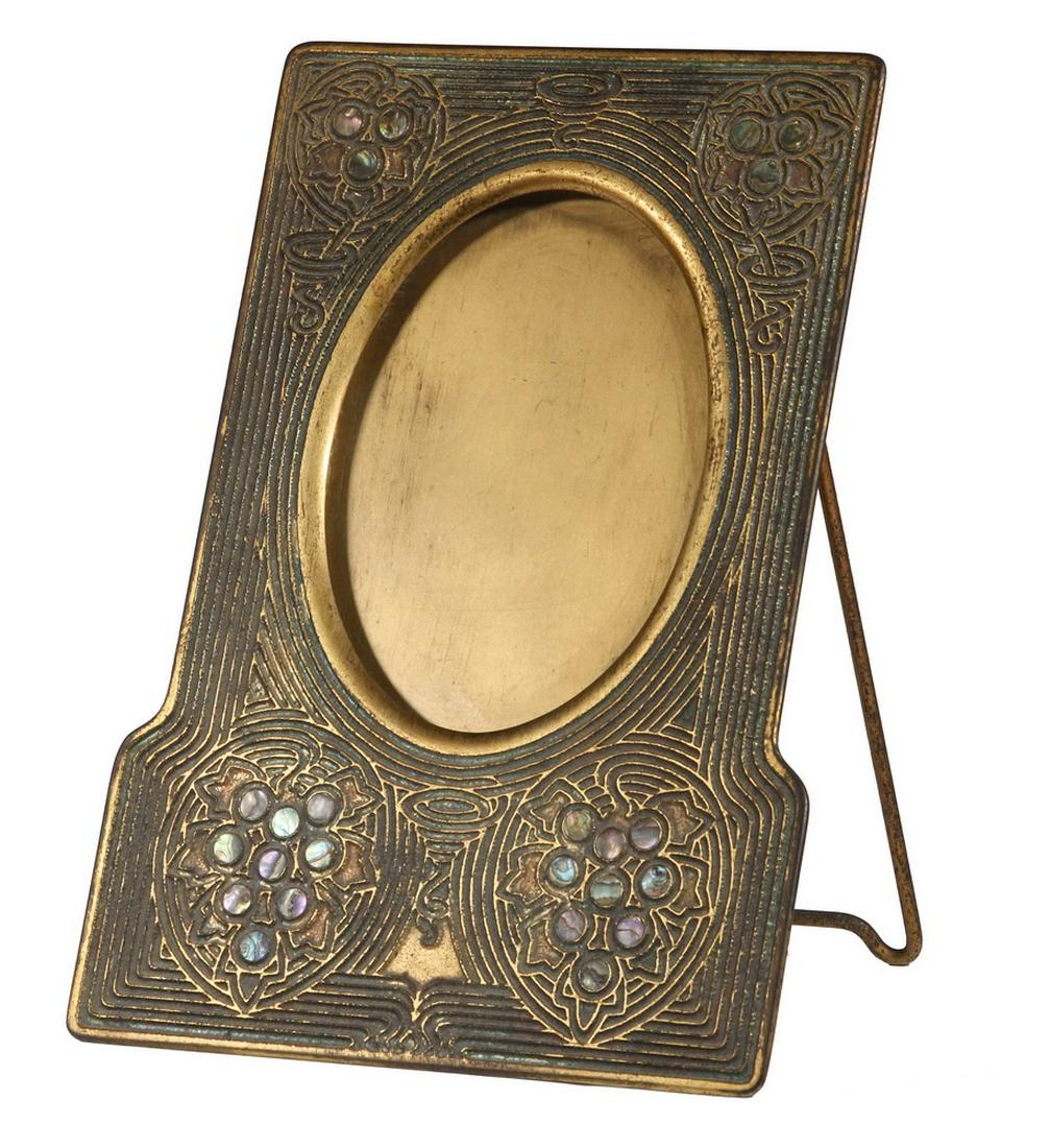 TIFFANY STUDIOS ABALONE PICTURE FRAME (1 of 5)