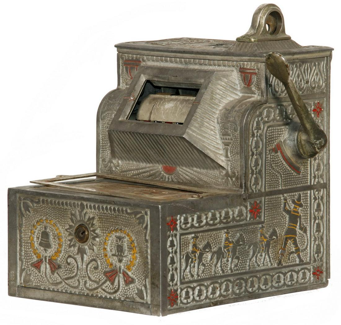 MILLS PURITAN BELL 5-CENT TRADE STIMULATOR SLOT MACHINE (1 of 6)