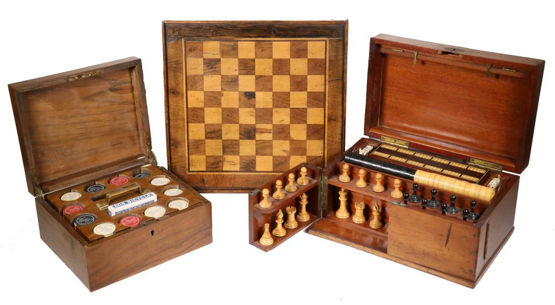 (2) GAMES CHESTS & (1) GAME BOARD (1 of 2)