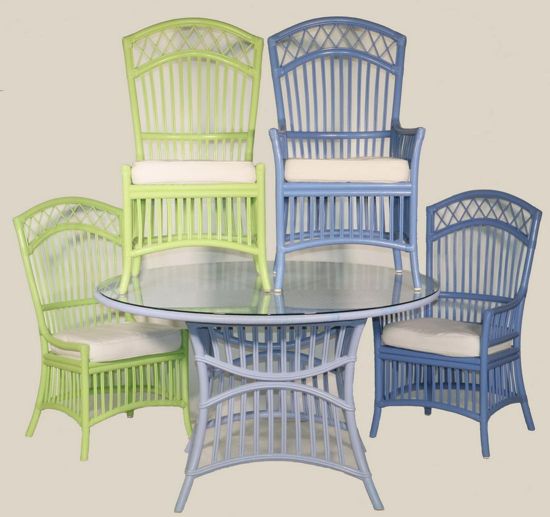 (5 PC) PATIO DINING SUITE BY "MAINE COTTAGE" (1 of 1)