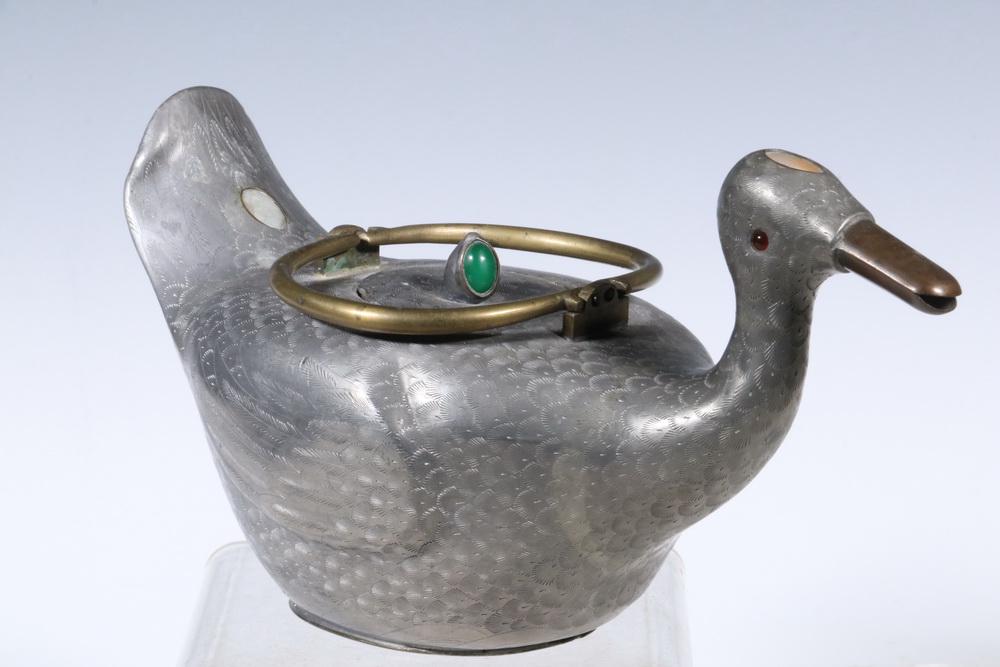 CHINESE PEWTER TEAPOT Oct 02, 2019 Thomaston Place Auction Galleries in ME