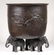 JAPANESE BRONZE JARDINIERE - 2