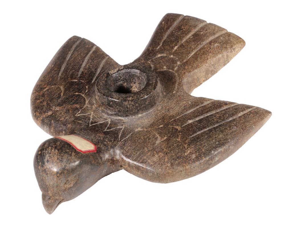 NATIVE AMERICAN EFFIGY PIPE (1 of 6)