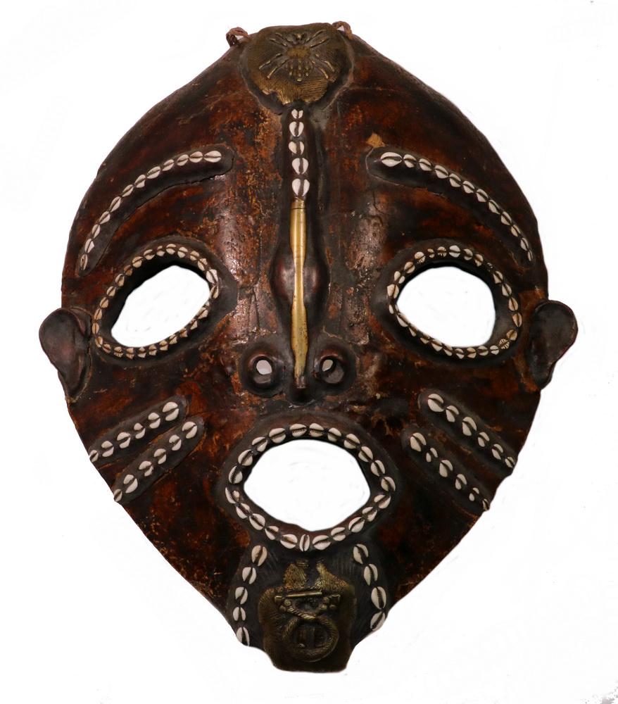 19TH C. AFRICAN TORTOISESHELL MASK (1 of 5)