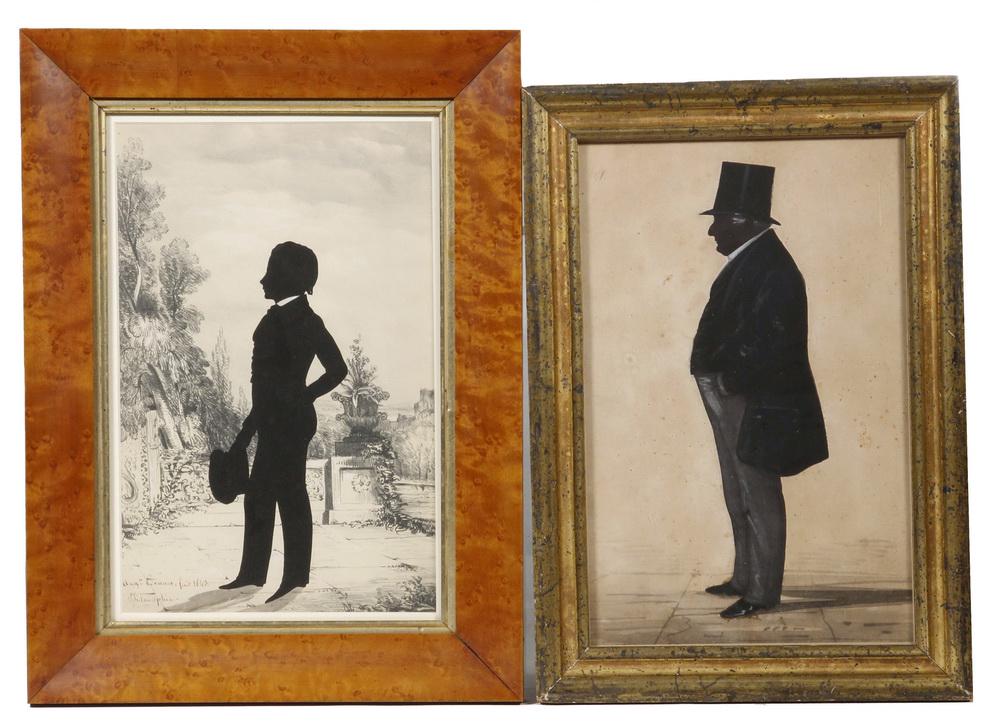 (2) SILHOUETTE FULL-LENGTH PORTRAITS (1 of 6)