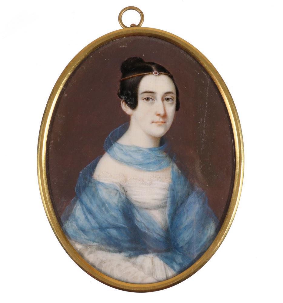 EARLY 19TH C. CONTINENTAL MINIATURE PORTRAIT (1 of 3)