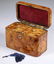 REGENCY TORTOISESHELL TEA CADDY
