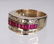 RUBY AND DIAMOND RING IN 14K GOLD - 2