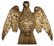 EARLY 19TH C. NEW ENGLAND CARVED PINE GILT EAGLE