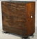 MAHOGANY TWO-PART CAMPAIGN CHEST - 4