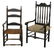 (2) EARLY AMERICAN PAINTED ARMCHAIRS