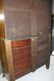 18TH C. ENGLISH MAHOGANY BOW FRONT TWO-PART HEPPLEWHITE - 5
