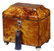 TORTOISESHELL TEA CADDY