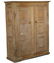 18TH C. PINE RAISED PANEL CUPBOARD