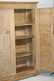 18TH C. PINE RAISED PANEL CUPBOARD - 2