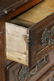 FRENCH PROVINCIAL WALNUT COMMODE - 3