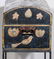 EARLY PAINT DECORATED BOX ON STAND - 5