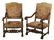 PR CARVED FLEMISH ARMCHAIRS