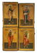 SET OF (12) LARGE 18TH C. GILDED AND PAINTED RUSSIAN - 2
