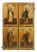 SET OF (12) LARGE 18TH C. GILDED AND PAINTED RUSSIAN - 3