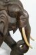 CARVED TEAK WOOD ELEPHANT - 3