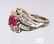 14K GOLD, RUBY & DIAMOND RING - 2