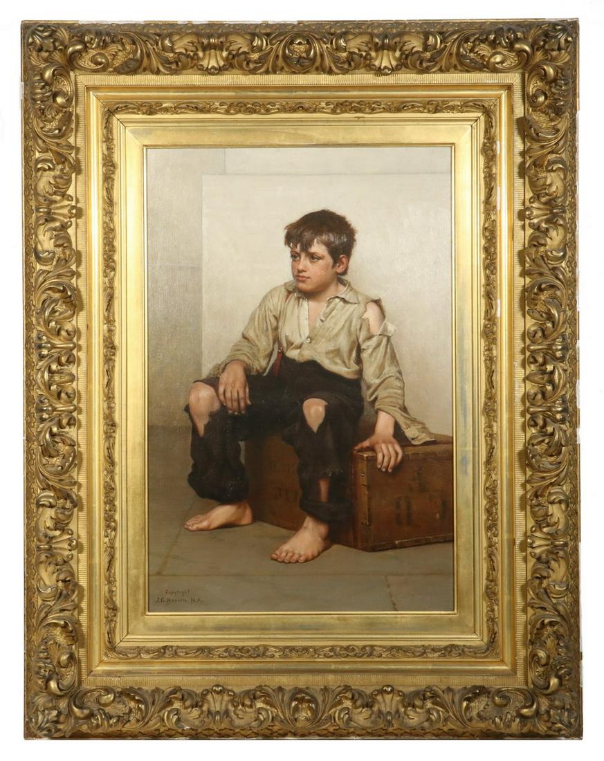 JOHN GEORGE BROWN (NY/CA, 1831-1913) (1 of 9)