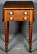 AMERICAN TWO DRAWER DROP LEAF WORK STAND - 3