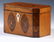 INLAID SATINWOOD TEA CADDY
