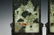 PR CHINESE CARVED HARDSTONE MOUNTED JADE PLAQUES - 2